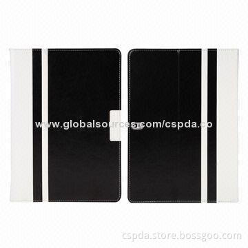 PU Leather Standing Cases for Samsung Galaxy Tab Pro 10.1, with Card Slots and PC Back Cover
